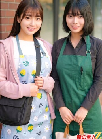 【無料AV】仕事の合間に生筆おろしセックス 現役保育士はなさん（24）とカフェ店員すなおさん（23）｜h_1732orecs00619