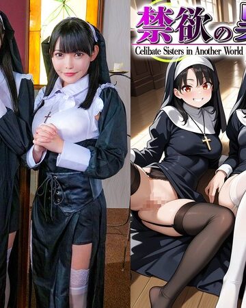 【無料AV】【禁欲の異世界シスターズ】（1）女しかいない世界に召喚？修道院長によるフェラ抜きテイスティング！！（2）生まれて初めての男に驚愕！？その場で処女喪失！（3）むっつり不良シスターも参戦！中出しし放題の4P！？【妄想エロマン♯アンナ＆オネット＆シャロン】｜1stcvs00043