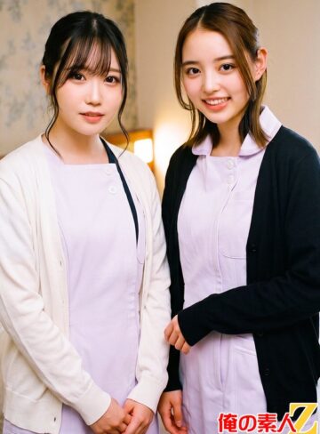 【無料AV】完全顔出しガチナンパ！とっても優しい天使みたいなナースさんに包茎インポ童貞3重苦男子のオナニーの介抱してもらいました！！まいさんとかんなさん｜h_1732orecs00675