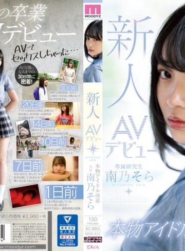 【無料AV】新人AVデビュー本物アイドル決意 南乃そら｜mide00812